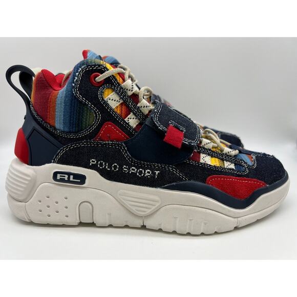 Polo Sport Ralph Lauren High-Top Sneakers PS 100-SK-HTL Men Size